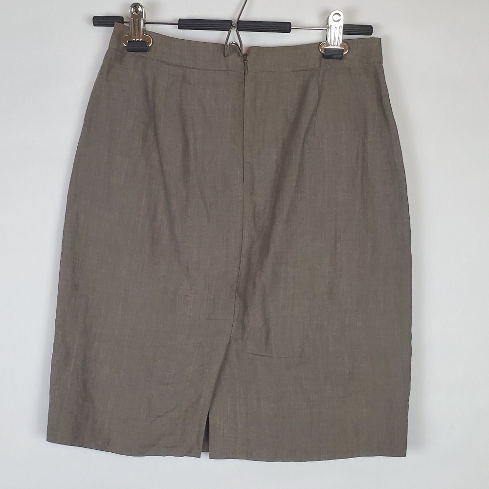 J Crew pencil skirt greige - Picture 2 of 2